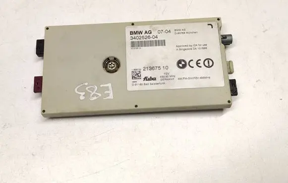 BMW X3 E83 Aerial antenna amplifier 3402526 11836100 21367510