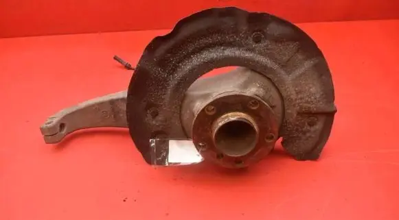 Front wheel hub spindle knuckle
