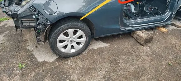 Opel Cascada Rubber seal rear door window/glass 13402213 14310