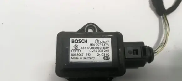 Audi A4 S4 B6 8E 8H ESP acceleration yaw rate sensor 8E0907637A