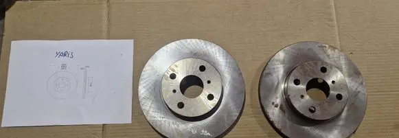 Toyota Yaris Front brake disc 60204588VSX