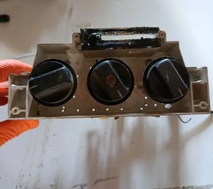 Opel Agila A Climate control unit 7440083E30 9204175 A1019133