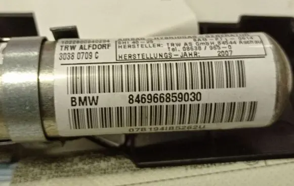BMW 3 E90 E91 Roof airbag 846966859030