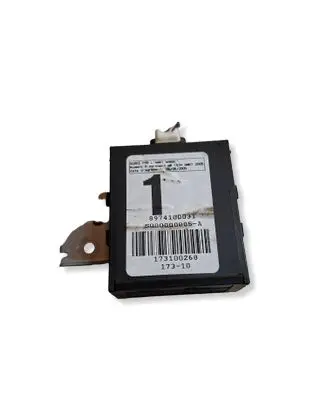 Toyota Yaris Other control units/modules 897410D031 S000000005A 173100268