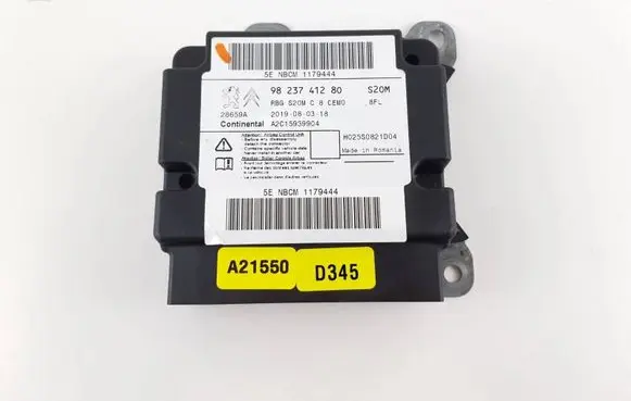 Citroen Berlingo Airbag control unit/module 9823741280