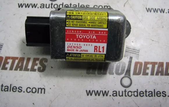 Toyota Prius (XW20) Airbag deployment crash/impact sensor 8986047040 1879000892