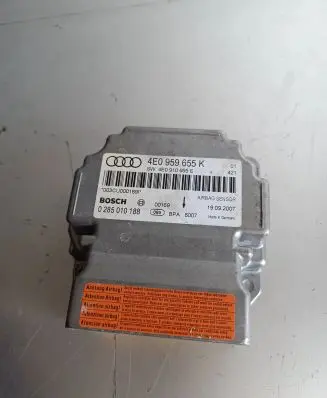 Audi A8 S8 D3 4E Airbag control unit/module 4E0959655K 0285010188 4E0910655E