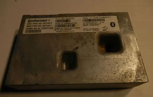 Cadillac Escalade Bluetooth control unit module 20783877