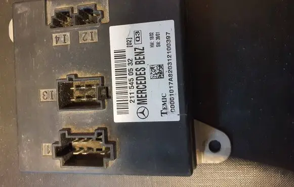 Mercedes-Benz E W211 Comfort/convenience module 2115450532 00001017a820312100397