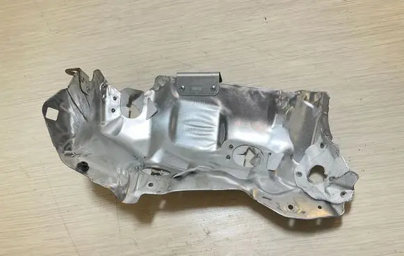 Heat shield in engine bay