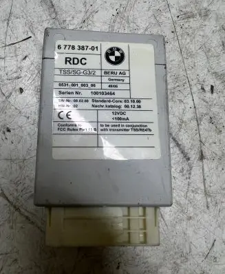 BMW X5 E70 Tire pressure control unit 6778387 100103464 053100100306