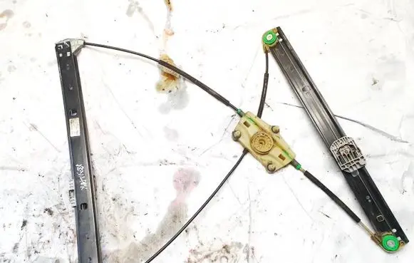 Sliding door window regulator with motor