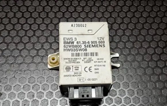BMW 3 E46 Immobilizer control unit/module 61356905669 6905669