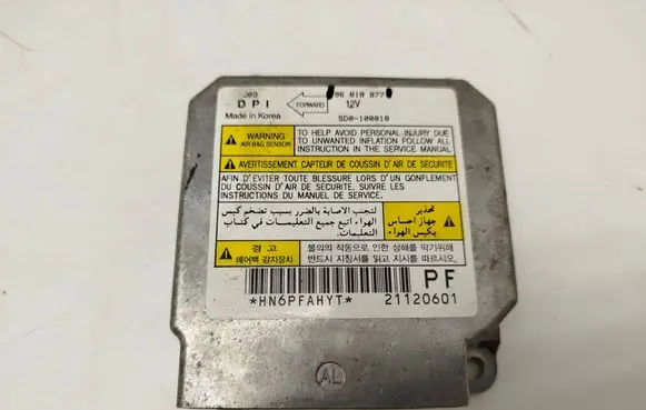 Chevrolet Lacetti Airbag control unit/module 96818877