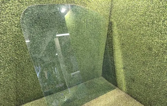 Opel Vivaro Front door window/glass (coupe) 43R00048 DOT24AS2M68