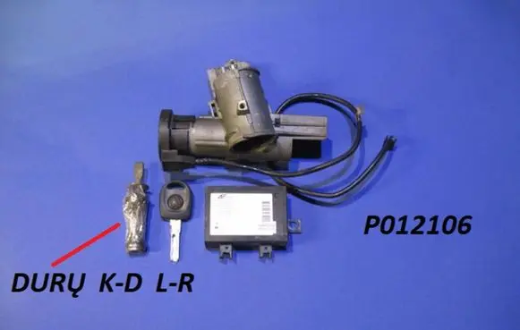 Volkswagen Sharan Ignition lock P012106