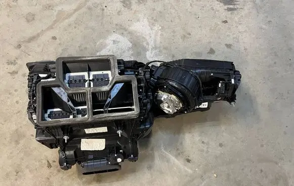 Interior heater climate box assembly