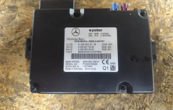 Mercedes-Benz CLA C117 X117 W117 Other control units/modules A2059008118 260908210651 A2059022605