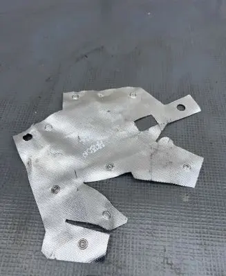 Heat shield in engine bay