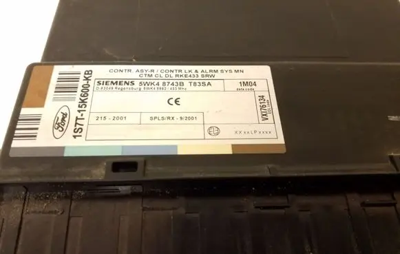Ford Mondeo Mk III Comfort/convenience module VX176134 1S7T15K600KB