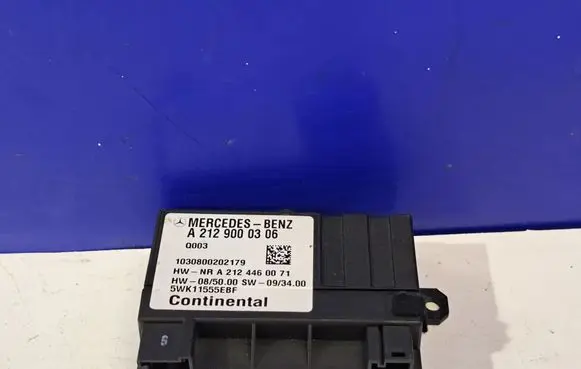 Mercedes-Benz E W212 Fuel injection pump control unit/module A2129000306 A2124460071