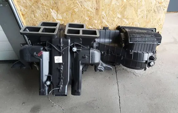 Interior heater climate box assembly