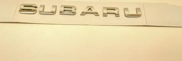 Subaru Outback Rear loading door model letters 