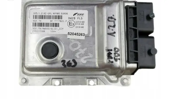 Fiat 500 Engine control unit/module 52045263 9GFTN