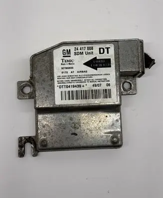 Opel Corsa C Airbag control unit/module 24417008 327963935 DTT0419439
