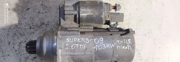 Skoda Superb B6 (3T) Starter motor 02M911023N