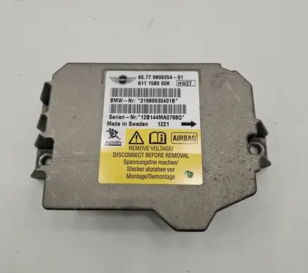 Mini Cooper Countryman R60 Airbag control unit/module 9809354