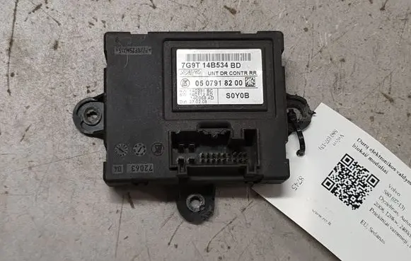 Volvo S80 Door control unit/module 7G9T14B534BD 0507918200 14C068AD