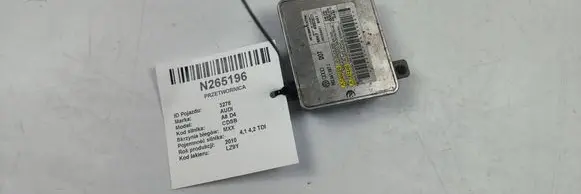 Audi A8 S8 D4 4H Headlight ballast module Xenon W003T20171 H02S0001 8K0941597C