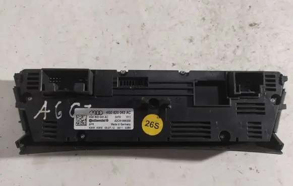 Audi A6 S6 C7 4G Climate control unit 4G0820043AC