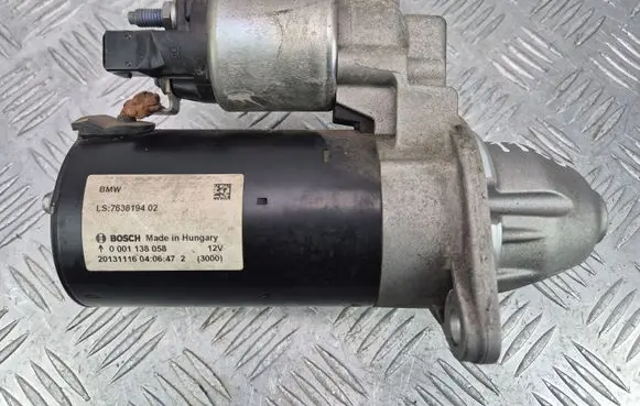 BMW X1 E84 Starter motor 7638194 0001138058