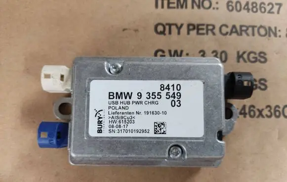 BMW X6 F16 USB control unit 9355549 19163010 311010192952