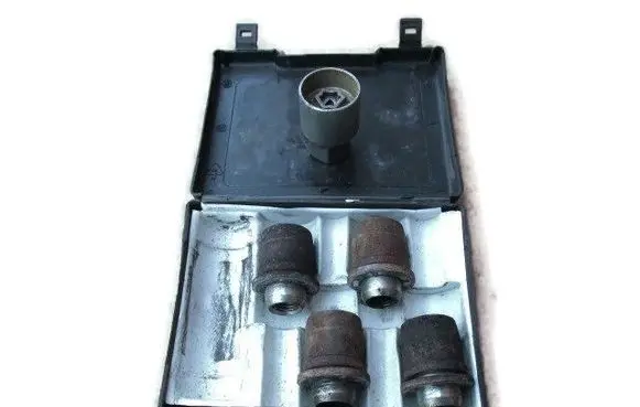Mitsubishi Pajero Sport I Anti-theft wheel nuts and lock 