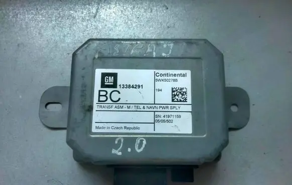 Opel Astra J GPS navigation control unit/module 13384291 41971159 5WK50278B