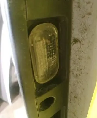 Mercedes-Benz A W169 Number plate light