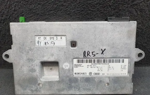Audi A8 S8 D3 4E MMI control unit 4E0910730F 4E0035729A