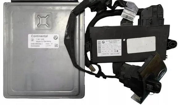 BMW X6 E71 Engine ECU kit and lock set 7601358