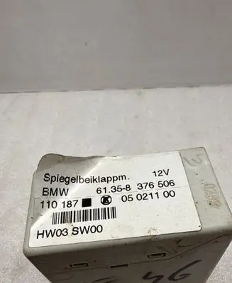 BMW 3 E46 Wing mirror control module 61358376506 110187 05021100
