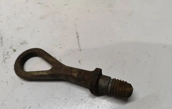 Towing hook eye