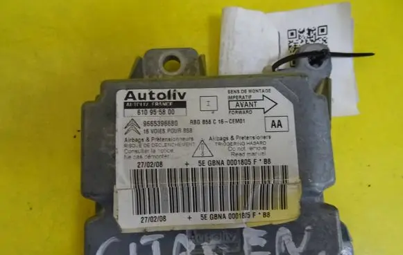 Citroen C4 I Picasso Airbag control unit/module 610955800 9665396680
