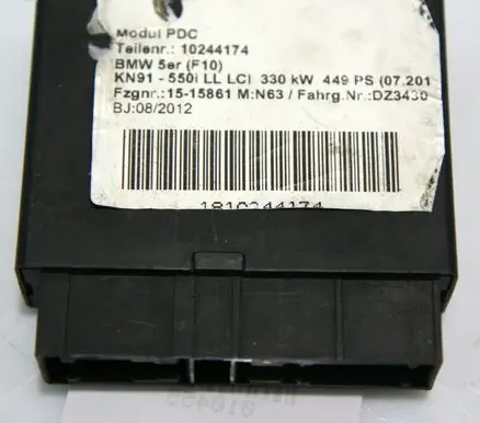 BMW 5 F10 F11 Other control units/modules 9297972