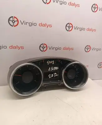Peugeot 5008 Speedometer (instrument cluster) 9666174980 00109541