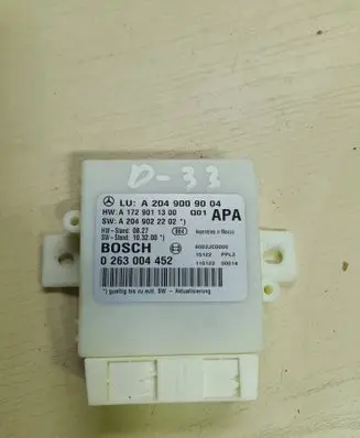 Mercedes-Benz C W204 Parking PDC control unit/module A2049009004 A2049022202 A1729011300