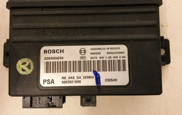 Citroen C4 I Picasso Parking PDC control unit/module 9663821680 0263004204 23054H