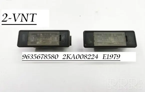 Citroen Xsara Picasso Number plate light 9635678580 2KA008224
