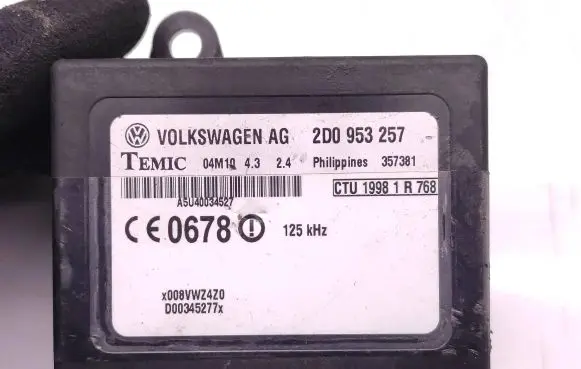 Immobilizer control unit/module